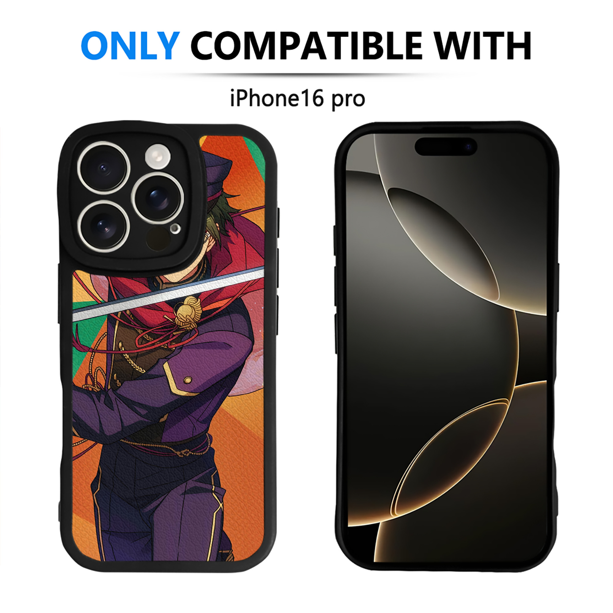 （画像用） あんさんぶるスターズ! Ensemble Stars 【iPhone 16シリーズ対応】シリコンスマホケース（レザー調） 材質：シリコン